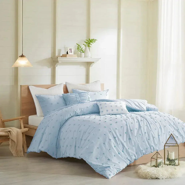 Brooklyn Cotton Jacquard Comforter Set by Urban Habitat - Gifts for You 'n Me