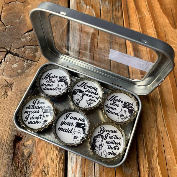 Mom Life / Mother's Day Magnets - Set of 6 - Gifts for You 'n Me
