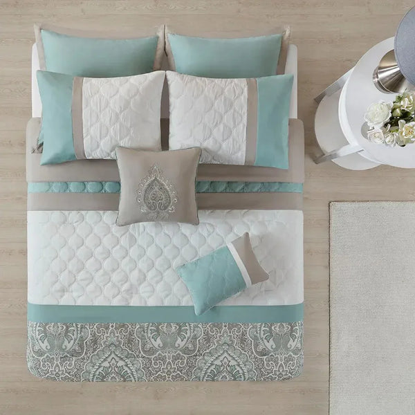 Shawnee 8 Piece Comforter Set by 510 Design - Gifts for You 'n Me
