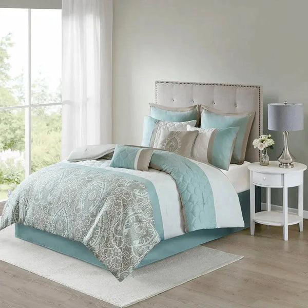 Shawnee 8 Piece Comforter Set by 510 Design - Gifts for You 'n Me