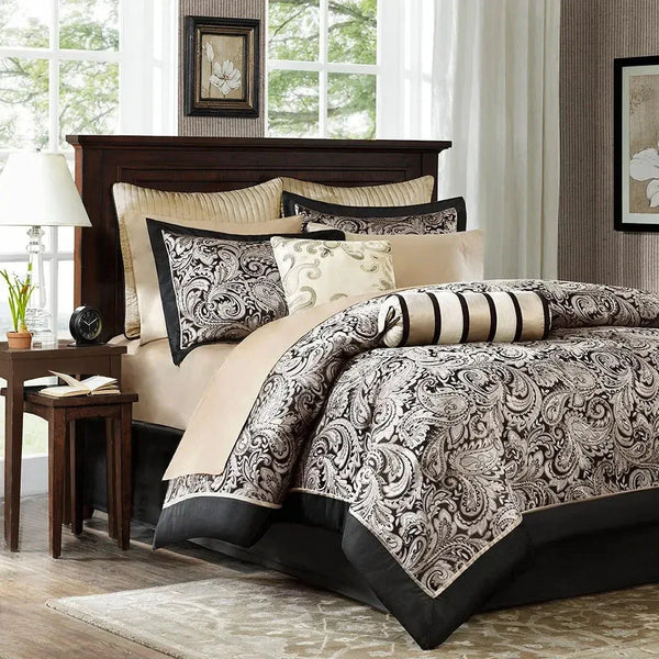 Aubrey 12 Piece Complete Bed Set by Madison Park - Gifts for You 'n Me