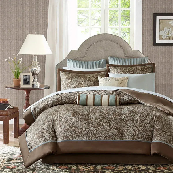 Aubrey 12 Piece Complete Bed Set by Madison Park - Gifts for You 'n Me