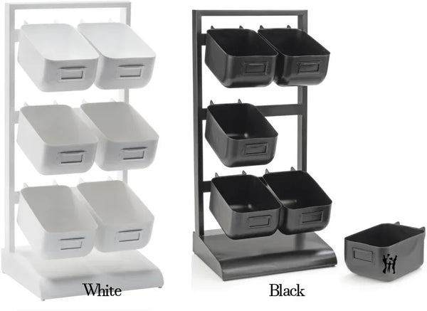 6 Metal Bin Tabletop Display - Gifts for You 'n Me