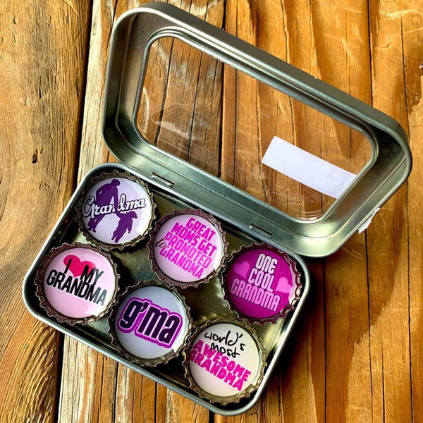 Grandma Magnets - Set of 6 - Gifts for You 'n Me