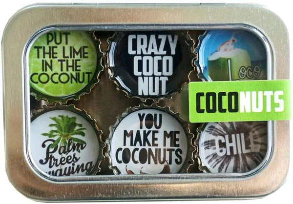 Coconuts Magnets - Set of 6 - Gifts for You 'n Me