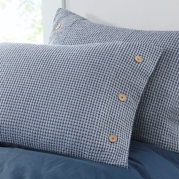 Mara 4 PC Cotton and Rayon from Bamboo Blend Waffle Weave Comforter Cover Set w/removable insert - Gifts for You 'n Me