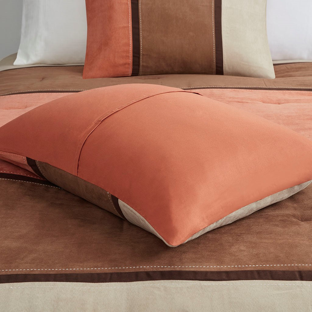 Palisades 7 Piece Faux Suede Comforter Set by Madison Park