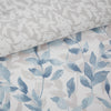 Sofia Reversible Comforter Set with Bed Sheets in Blue