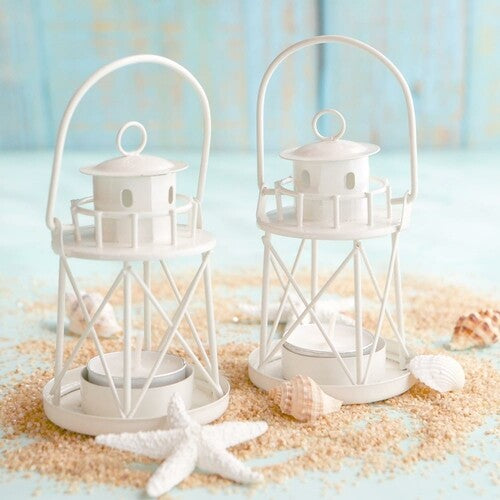 By the Sea Lighthouse Tea Light Holder Lantern - Gifts for You 'n Me
