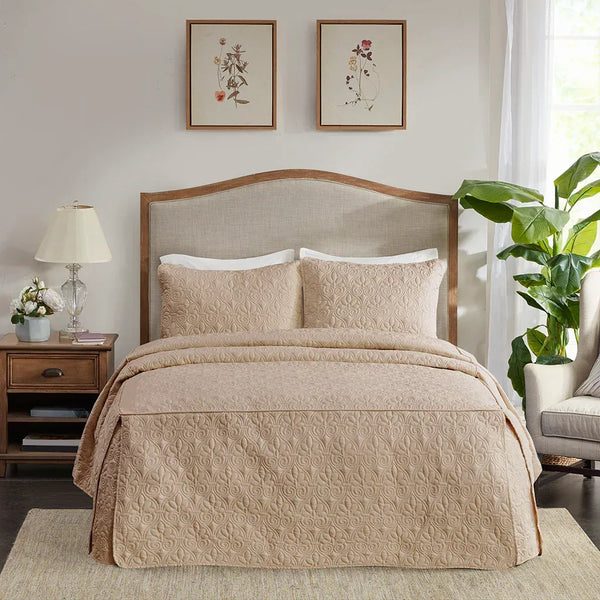 Quebec 3 Piece Fitted Bedspread Set by Madison Park - Gifts for You 'n Me