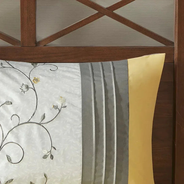 Serene Embroidered 7 Piece Comforter Set by Madison Park - Gifts for You 'n Me