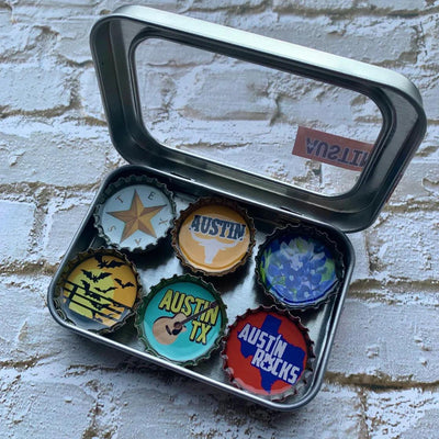 Austin, Texas Magnets - Set of 6