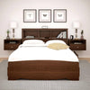 Hanging 2-Piece White 1-Drawer Nightstand Bedroom Set