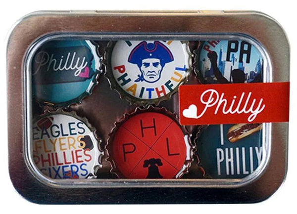 Philadelphia Magnets - Set of 6 - Gifts for You 'n Me