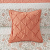 Dawn 6 Piece Cotton Percale Reversible Coverlet Set - Coral