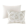 Violette 3 Piece Tufted Cotton Chenille Comforter Set by Madison Park