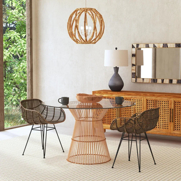 Bassett Mirror Round Leana Dining Table - Gifts for You 'n Me