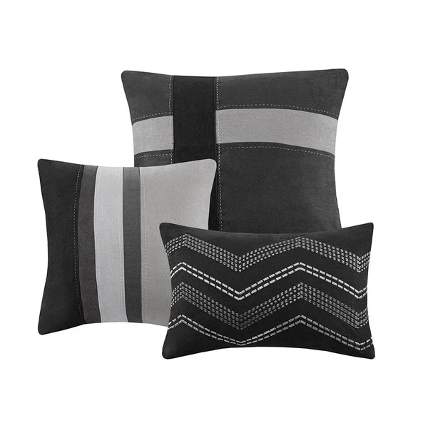 Palisades 7 Piece Faux Suede Comforter Set by Madison Park - Gifts for You 'n Me