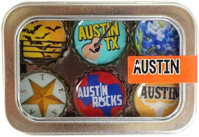 Austin, Texas Magnets - Set of 6
