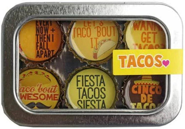 Tacos Magnets - Set of 6 - Gifts for You 'n Me