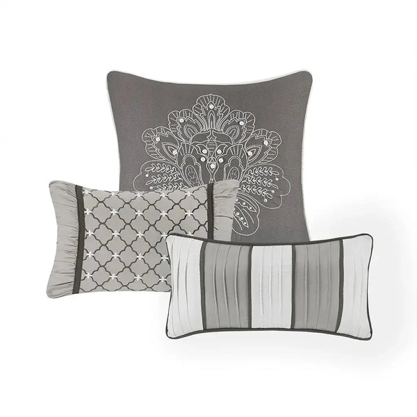 Bellagio 7 Piece Jacquard Comforter Set by Madison Park - Gifts for You 'n Me