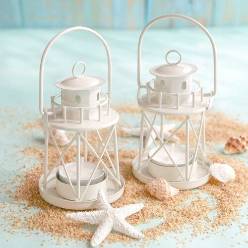 By the Sea Lighthouse Tea Light Holder Lantern - Gifts for You 'n Me