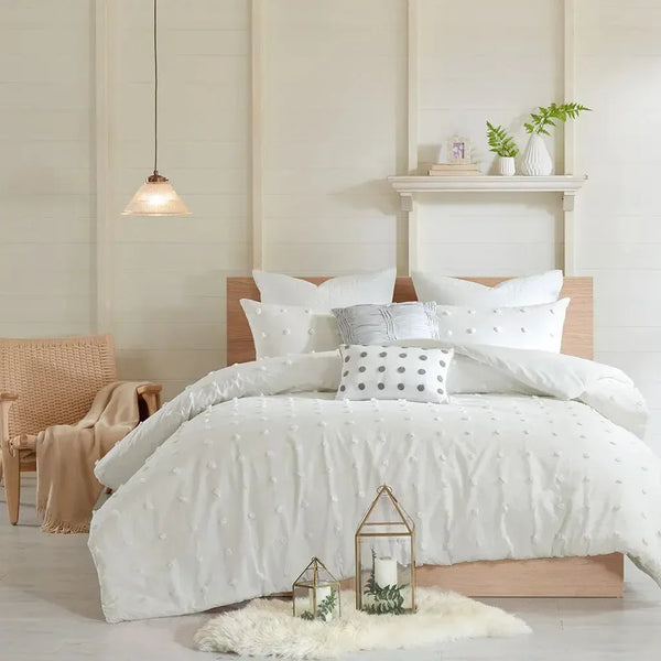 Brooklyn Cotton Jacquard Comforter Set by Urban Habitat - Gifts for You 'n Me
