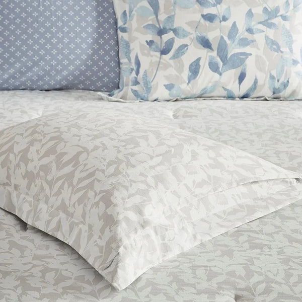 Sofia Reversible Comforter Set with Bed Sheets in Blue - Gifts for You 'n Me