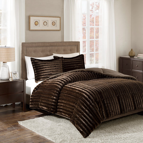 Duke Faux Fur Comforter Mini Set by Madison Park - Gifts for You 'n Me