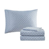 Sofia Reversible Comforter Set with Bed Sheets in Blue