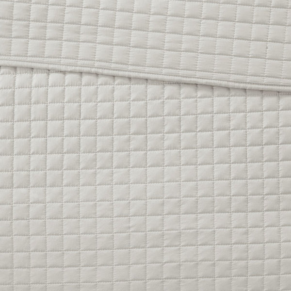 Otto 3 Piece Reversible Quilt Set - Grey