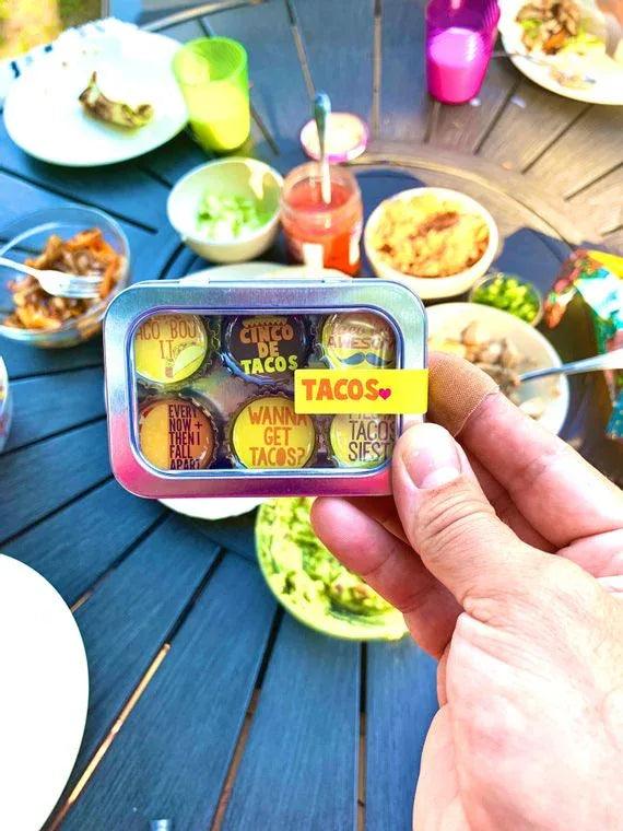 Tacos Magnets - Set of 6 - Gifts for You 'n Me