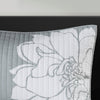 Lola 6 Piece Reversible Cotton Printed Coverlet Set - Grey/Blush