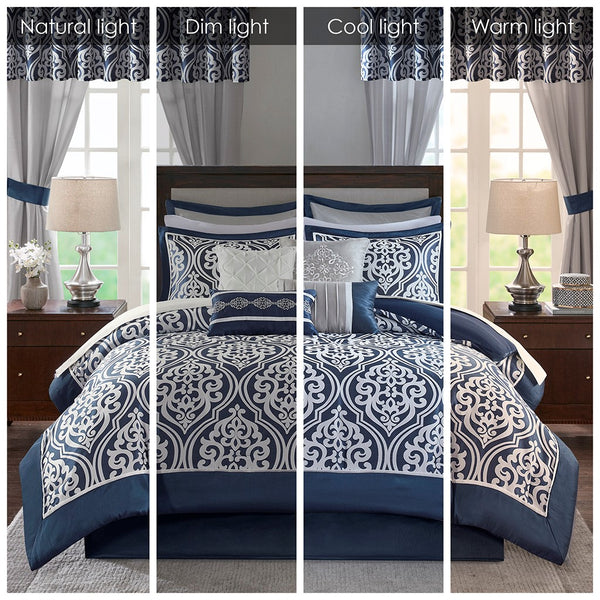 Jordan 24 Piece Room in a Bag by Madison Park Essentials - Gifts for You 'n Me