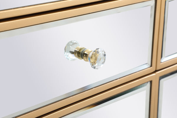 Reflexion Antique Gold 56-Inch Mirrored Sideboard