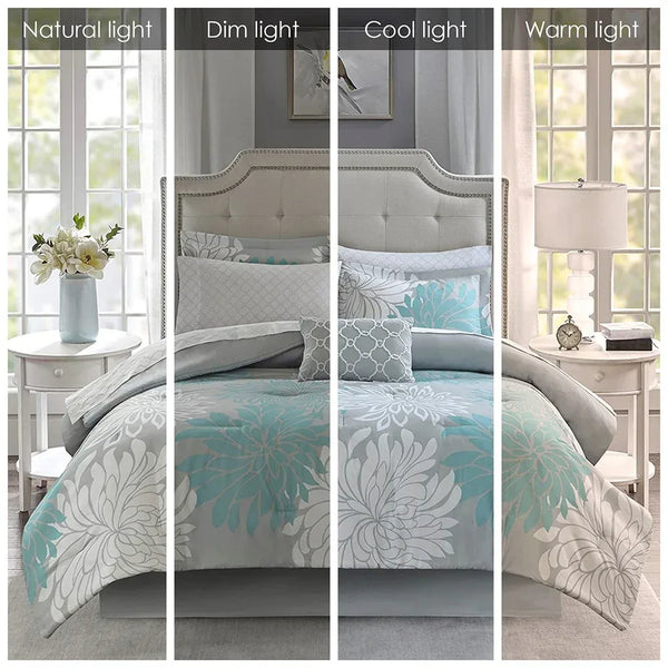 Maible Comforter Set with Cotton Bed Sheets by Madison Park Essentials - Gifts for You 'n Me