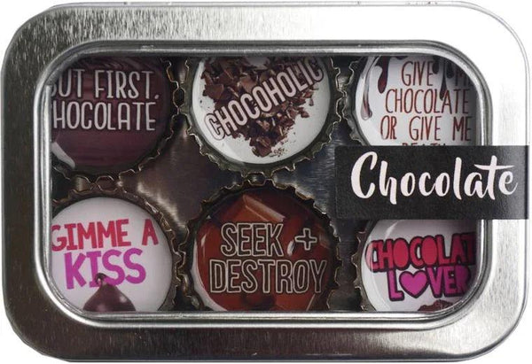 Chocolate Magnets - Set of 6 - Gifts for You 'n Me
