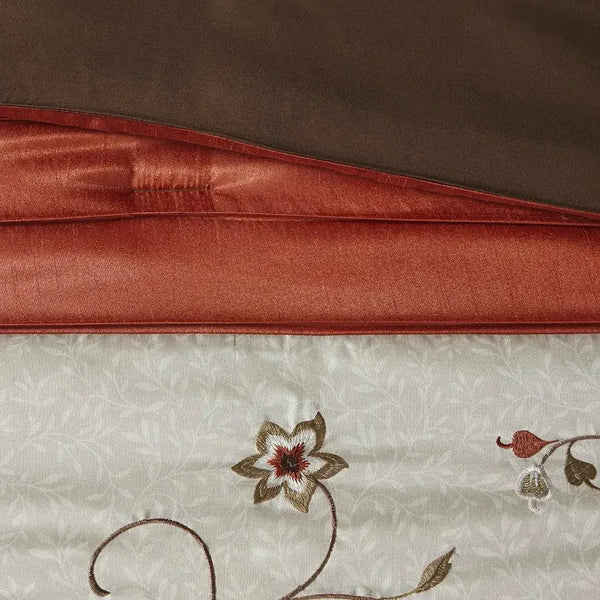 Serene Embroidered 7 Piece Comforter Set by Madison Park - Gifts for You 'n Me