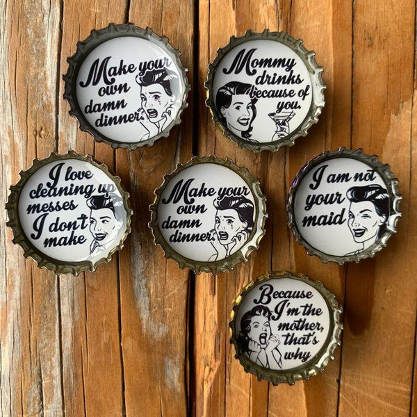 Mom Life / Mother's Day Magnets - Set of 6 - Gifts for You 'n Me