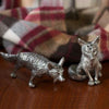 PEWTER FOXES SALT & PEPPER SET