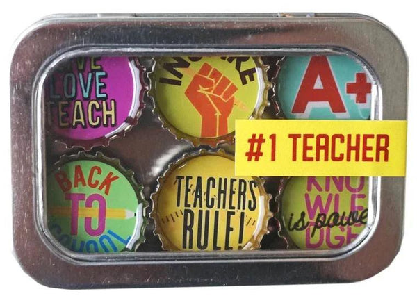 Teacher / Back To School Magnets - Set of 6 - Gifts for You 'n Me