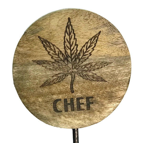 3 Pc Cannabis Chef Cutting Boards with Wall Hook Hanger - Gifts for You 'n Me