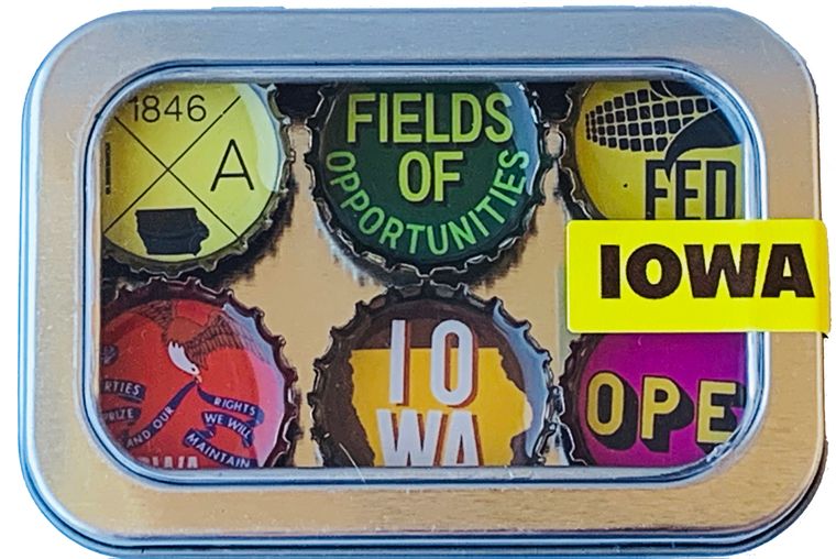Iowa Cap Magnet - Set of 6