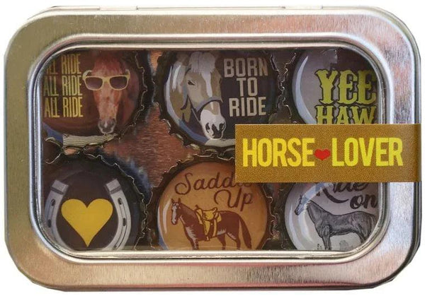 Horse Lover Magnets - Set of 6 - Gifts for You 'n Me