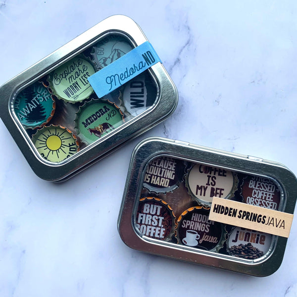 Custom Rebrand Magnet Set - Set of 6 - Gifts for You 'n Me