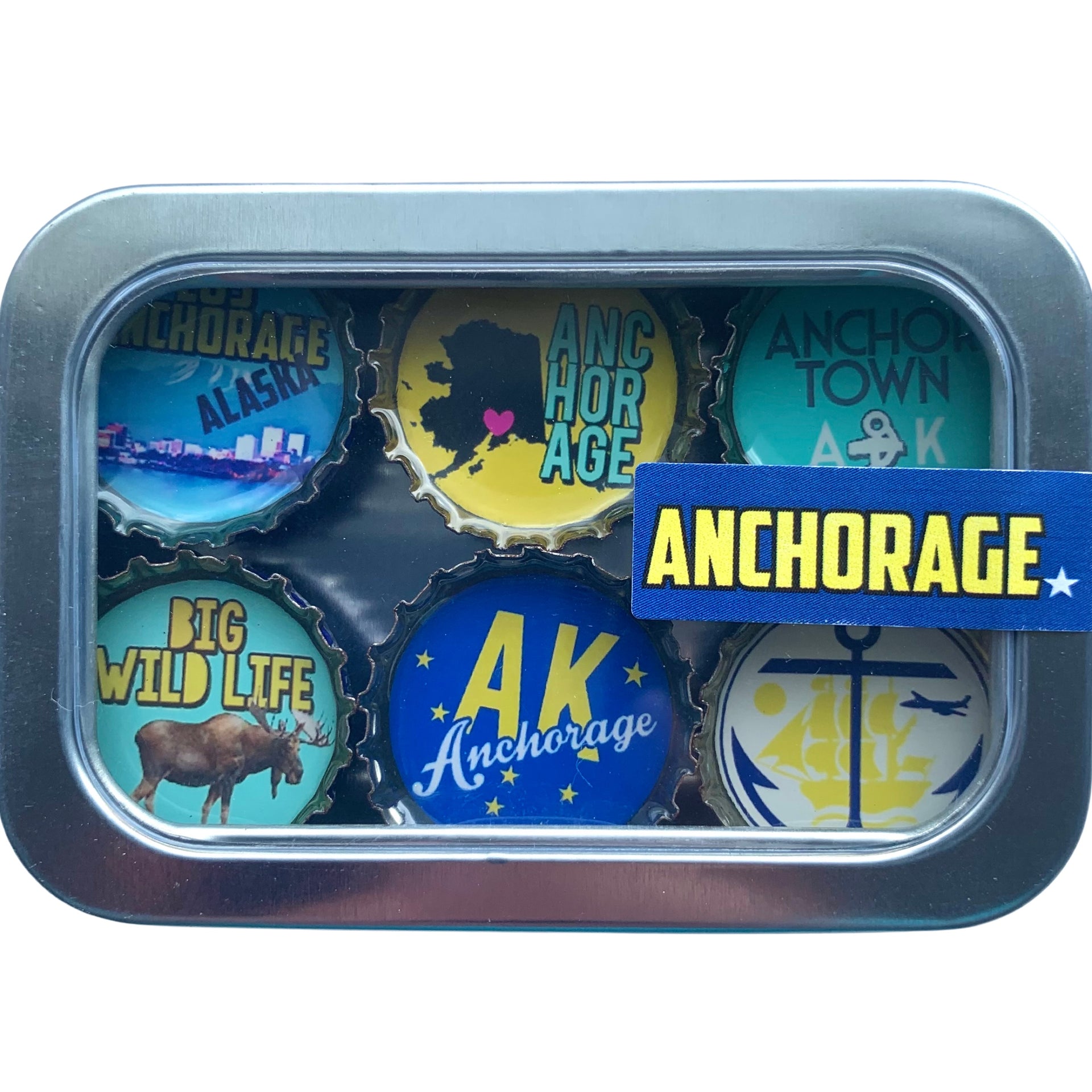 Anchorage Magnets - Set of 6 - Gifts for You 'n Me