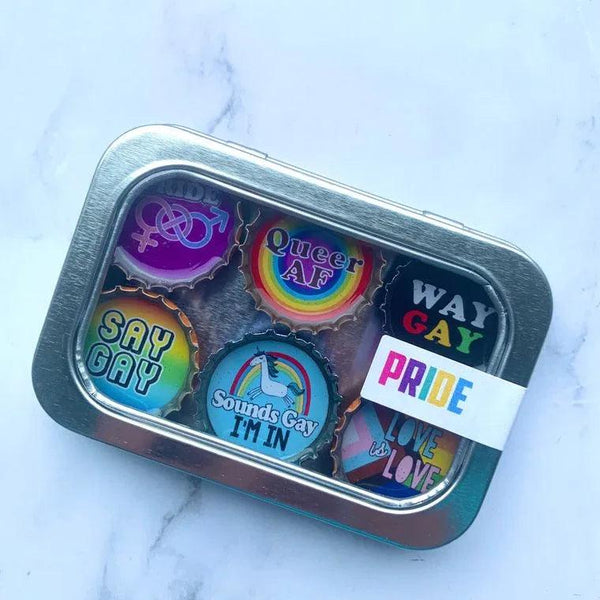 LGBTQ+ Pride magnets - Set of 6 - Gifts for You 'n Me