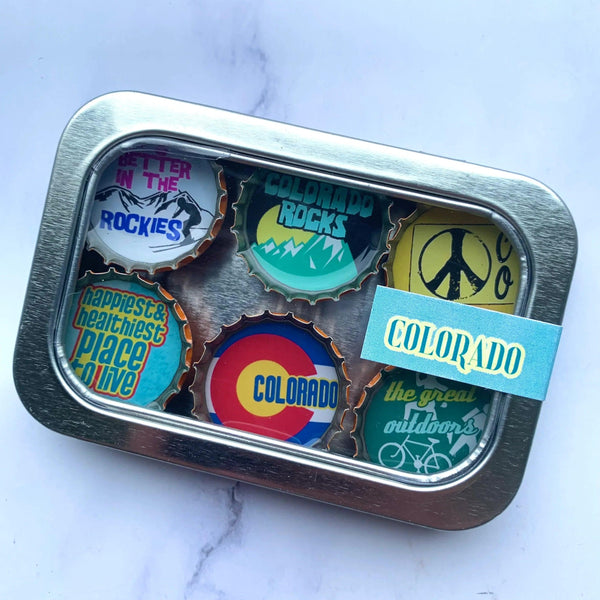Colorado magnet - Set of 6 - Gifts for You 'n Me