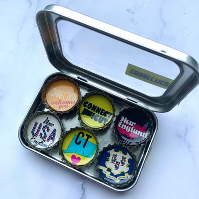 Connecticut Magnets - Set of 6