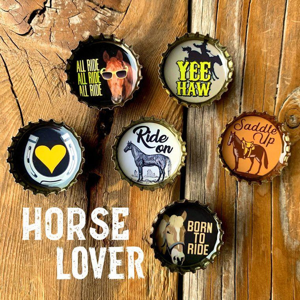 Horse Lover Magnets - Set of 6 - Gifts for You 'n Me